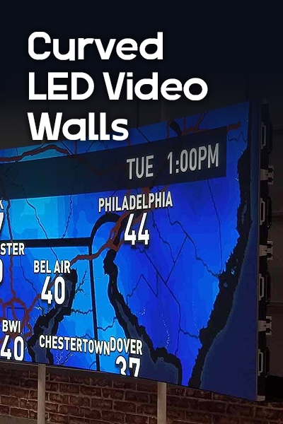 Image of Curved LED Wall panels